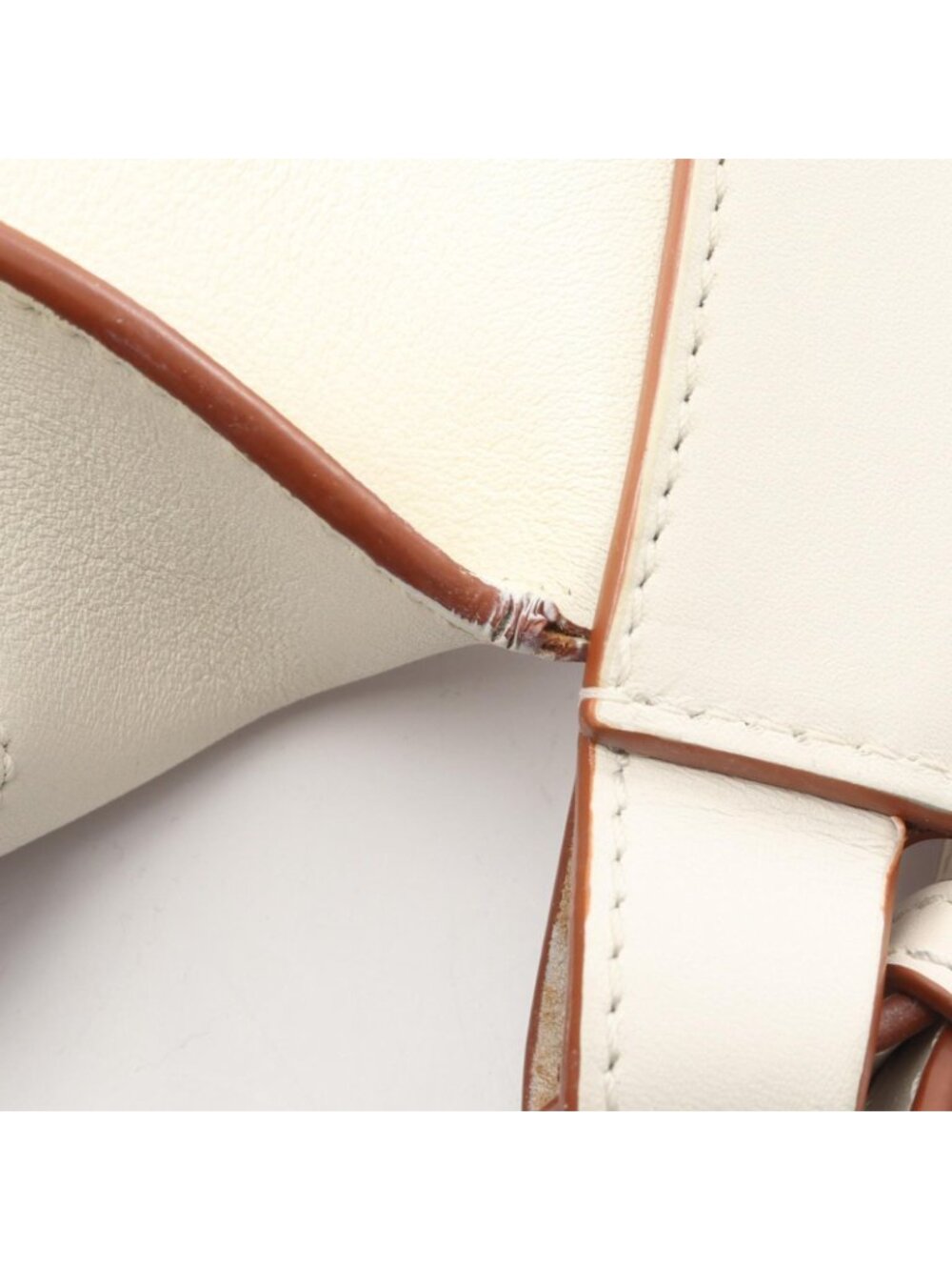 ★SOLD★ Loewe Shoulder Bag Off White Leather - Picture 6 of 7
